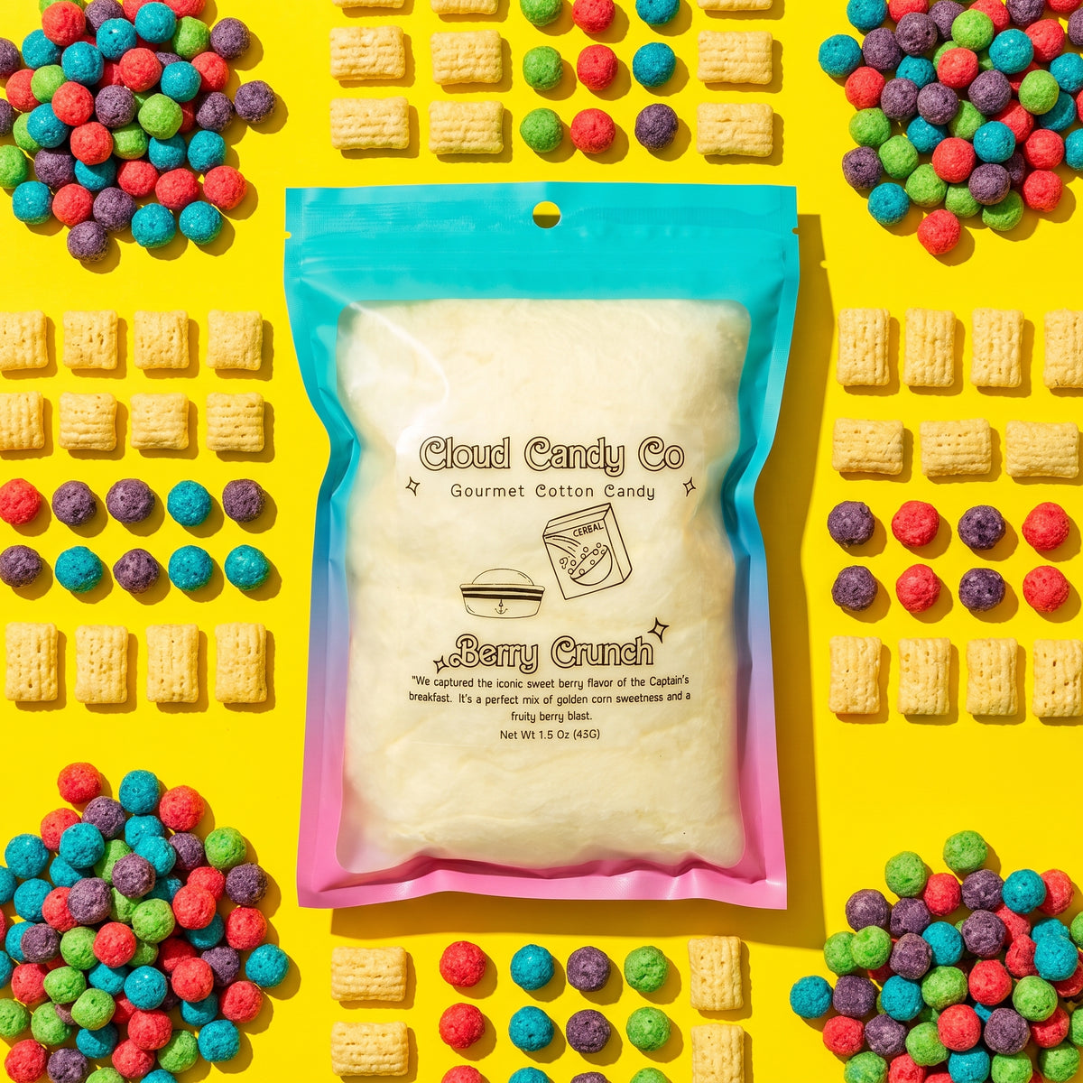 Berry Crunch Cotton Candy
